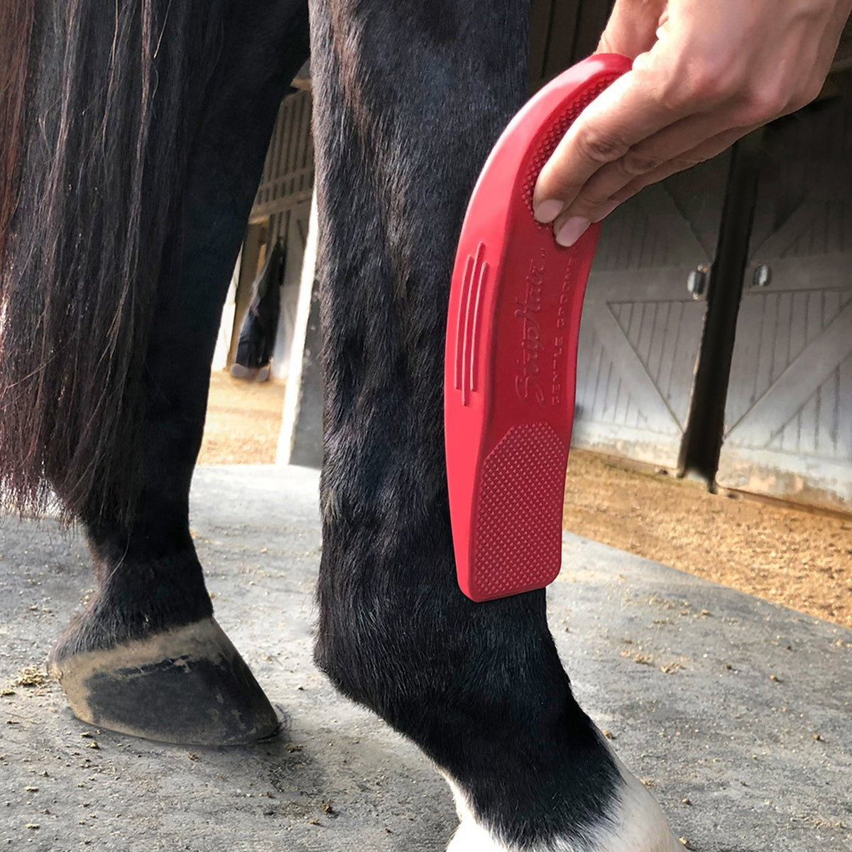 StripHair Sensitive Gentle Groomer - Horse &amp; Dog (Red) - NextGen Equine 
