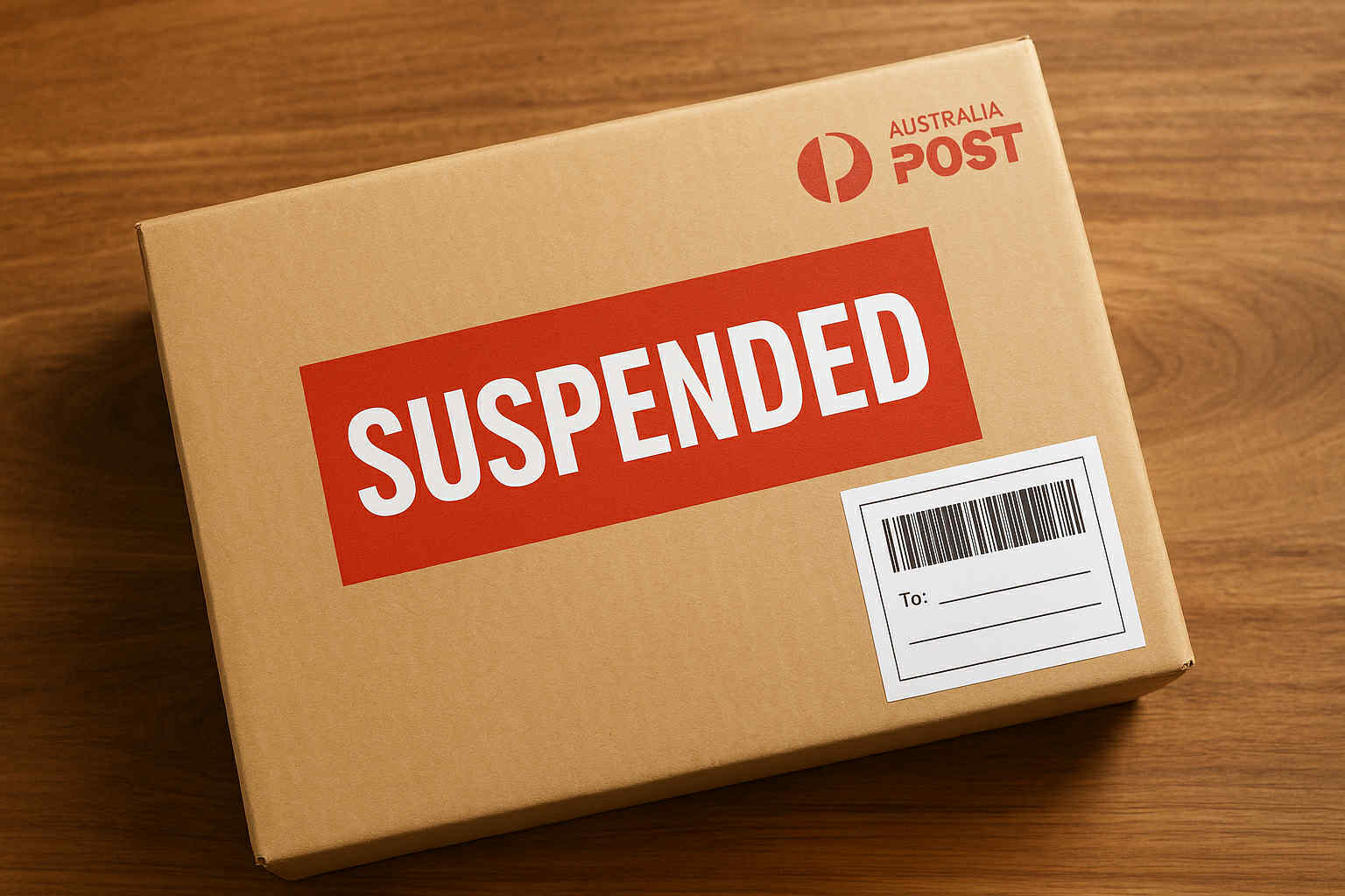 Temporary Suspension of Parcel Postage to the USA