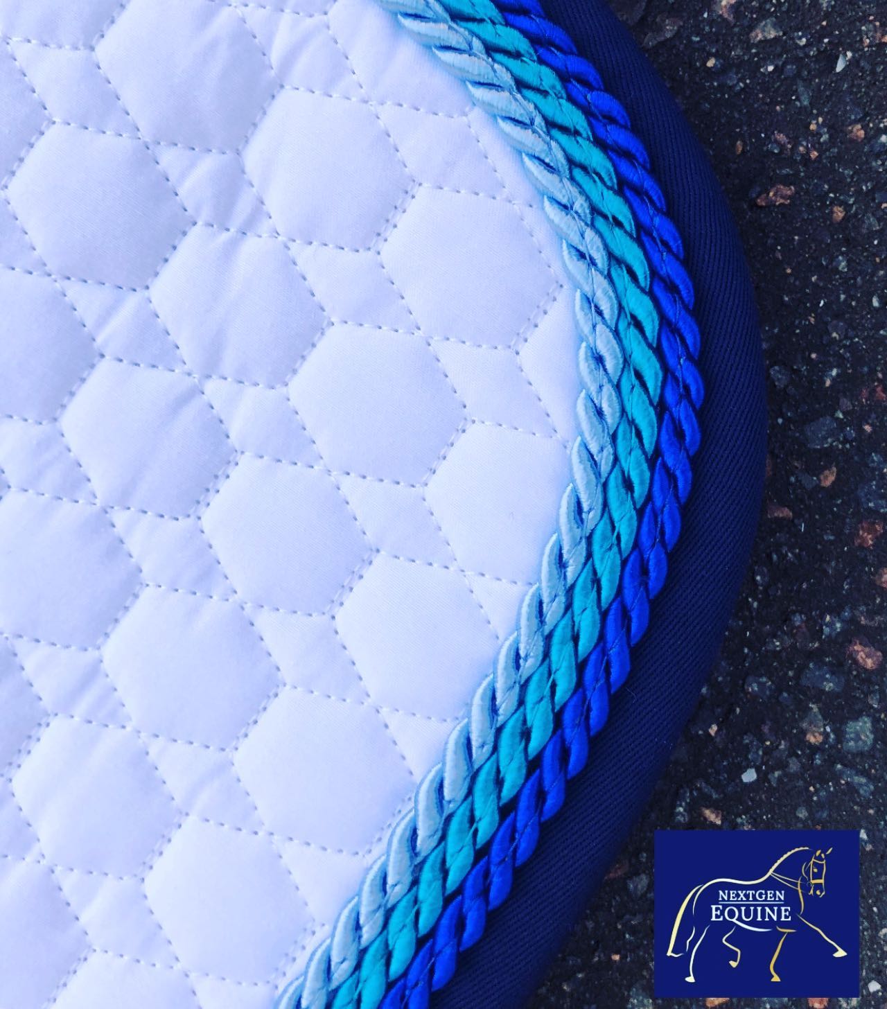 [E.A.MATTES] A striking custom design of cool blues & petrol!
