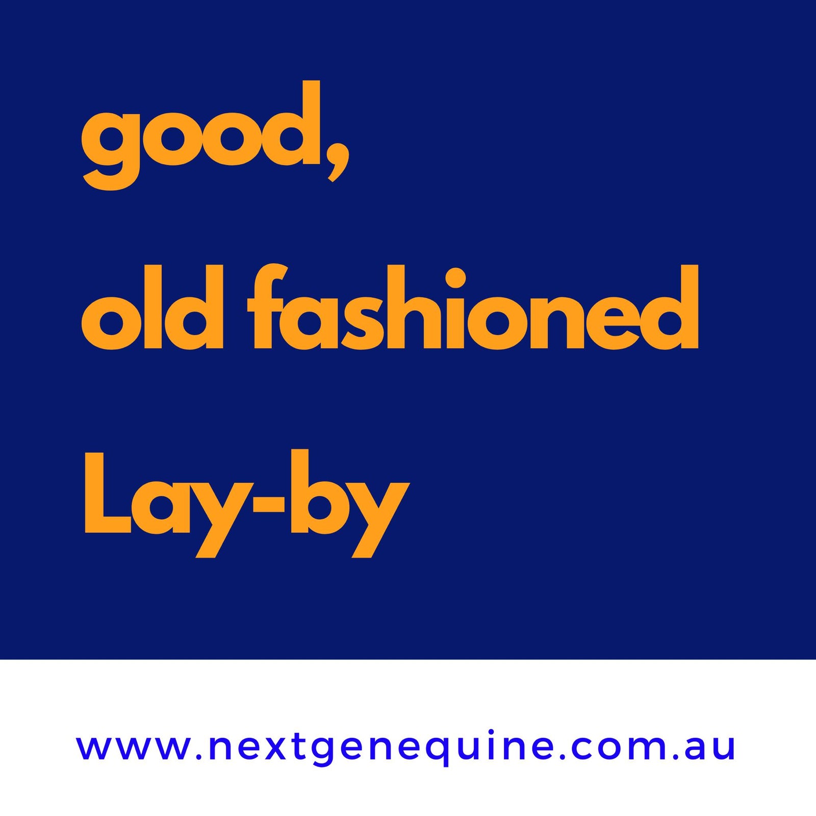 Good, old fashioned Lay-by