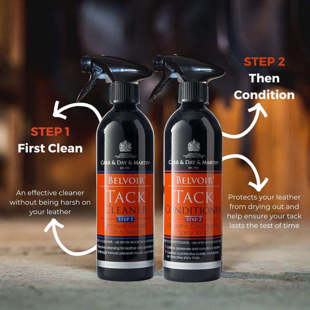 Carr &amp; Day &amp; Martin Step 1 &amp; 1 Tack Cleaning Duo 500ml Spray