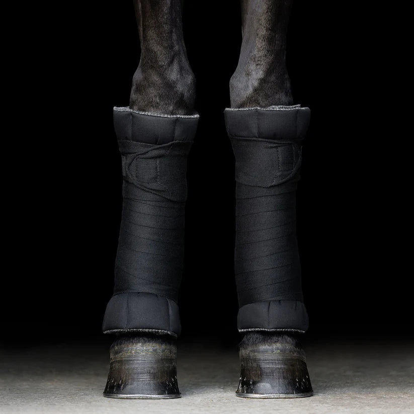 Incrediwear Equine Circulation Standing Wraps | Black Pair