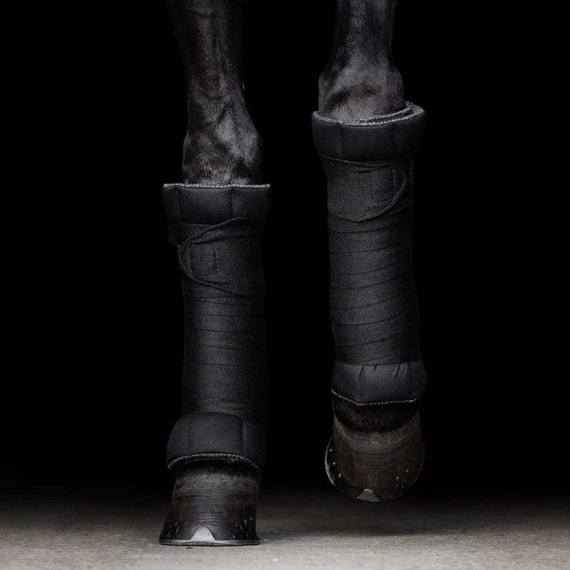 Incrediwear Equine Circulation Standing Wraps | Black Pair
