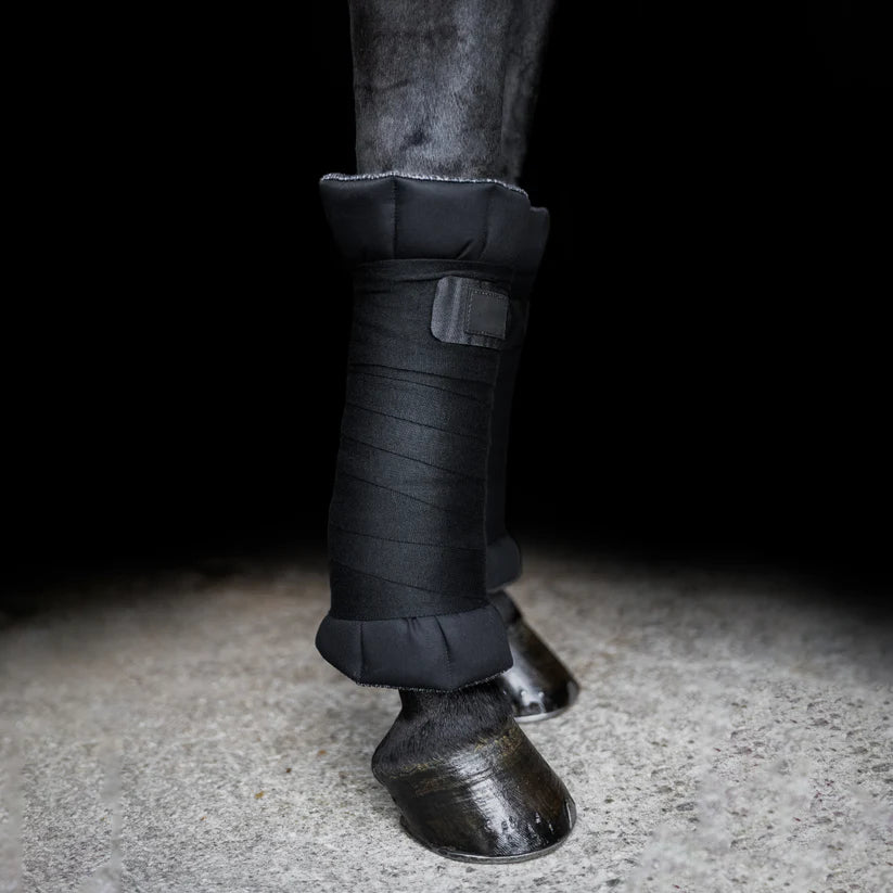 Incrediwear Equine Circulation Standing Wraps | Black Pair