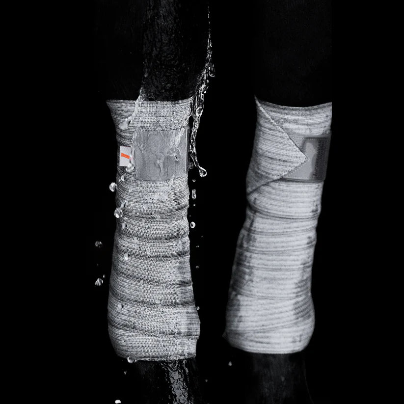 Incrediwear Equine Circulation Bandages | Grey Pair