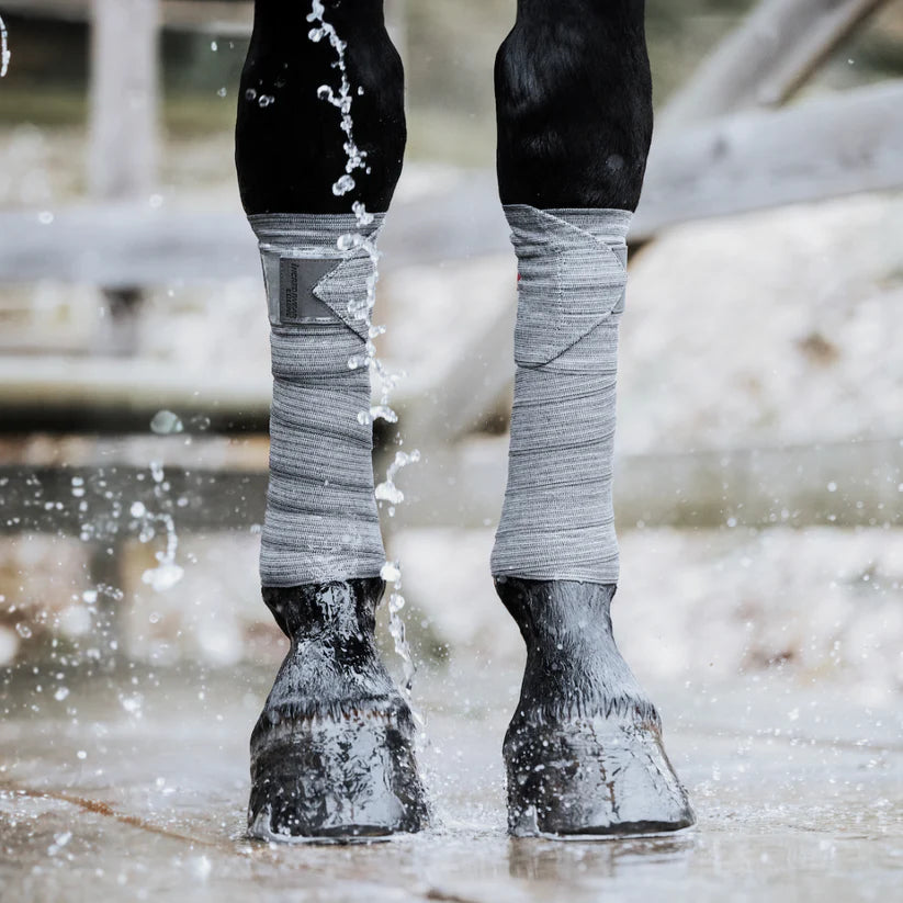 Incrediwear Equine Circulation Bandages | Grey Pair