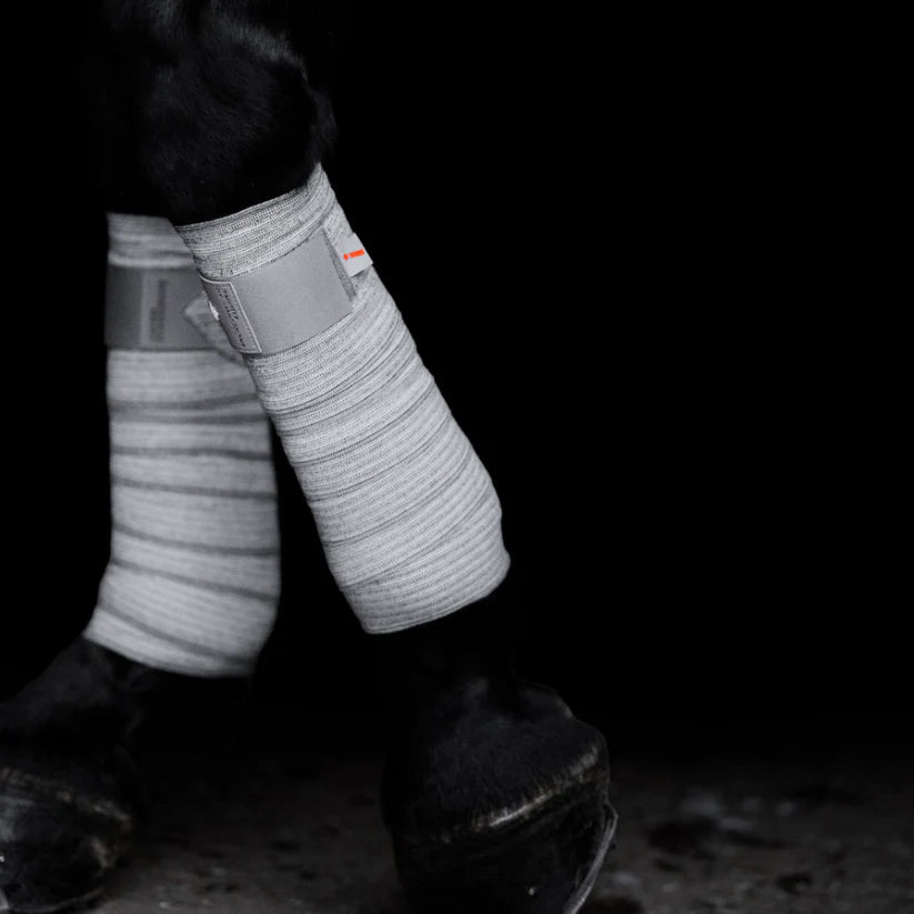 Incrediwear Equine Circulation Bandages | Grey Pair