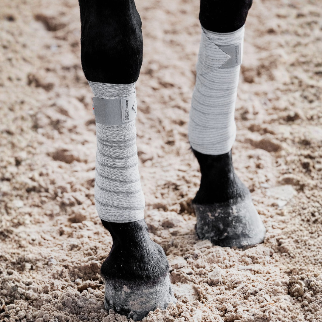 Incrediwear Equine Circulation Bandages | Grey Pair