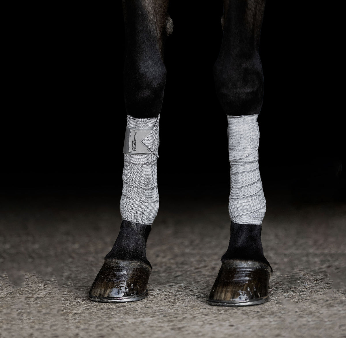 Incrediwear Equine Circulation Bandages | Grey Pair Pony