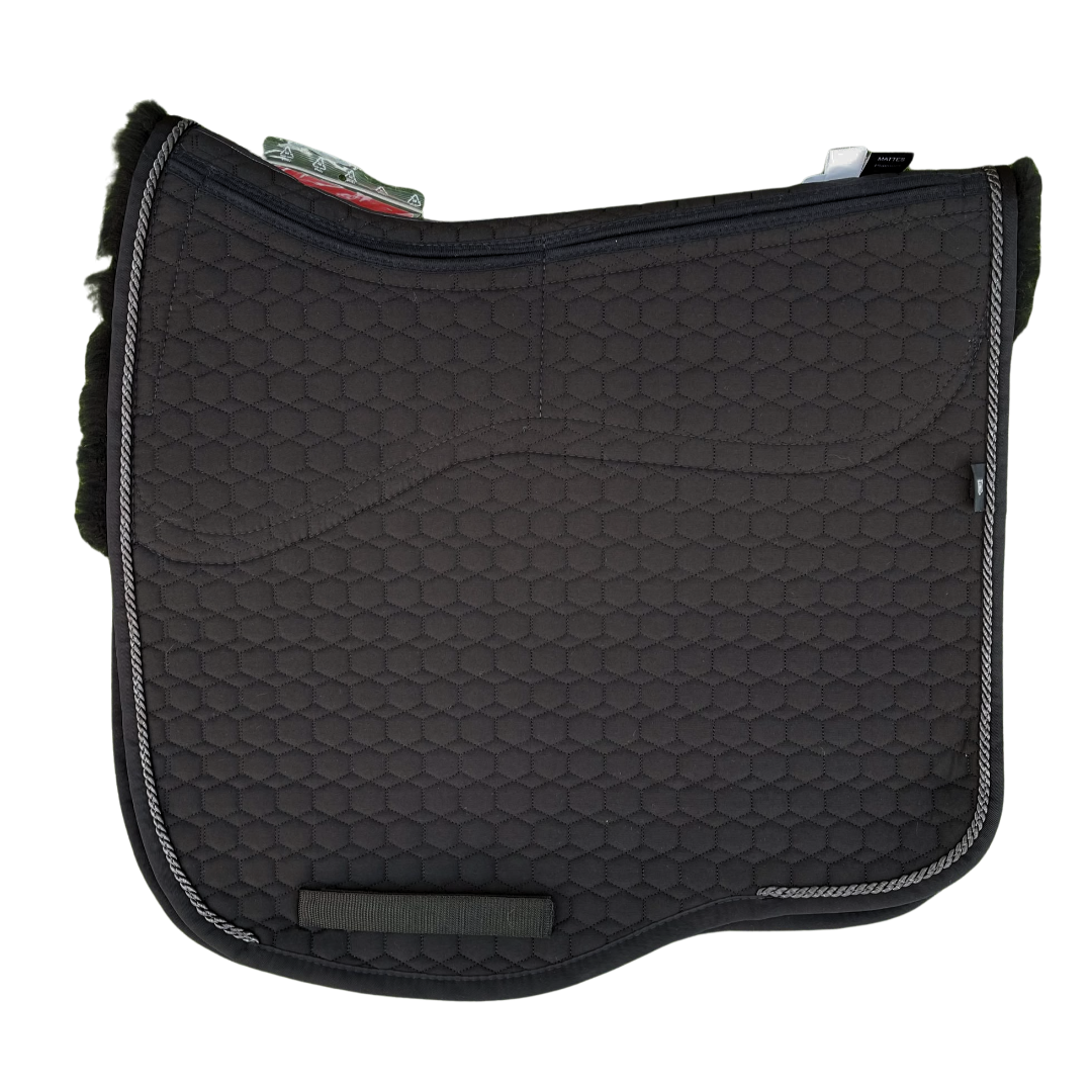E.A. Mattes Dressage Eurofit Saddle Pad Large / Black / Correction System