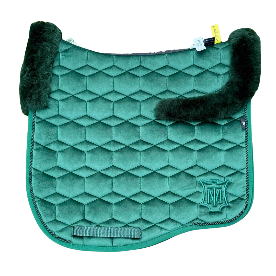 Eurofit Green Velvet Dressage Saddle Pad