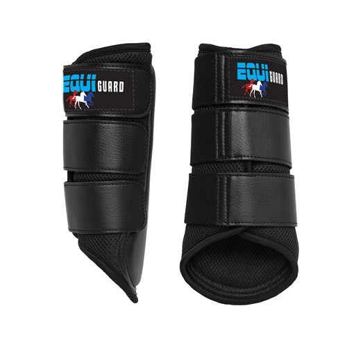 Equi-Guard 3D Mesh Brushing Boots Black Large Set of 4
