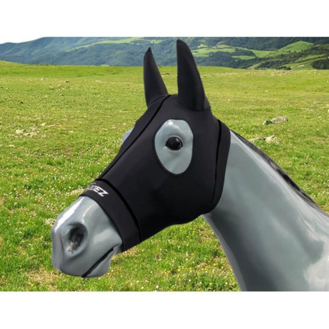 Hidez Equine Compression Hood Black & Zipper