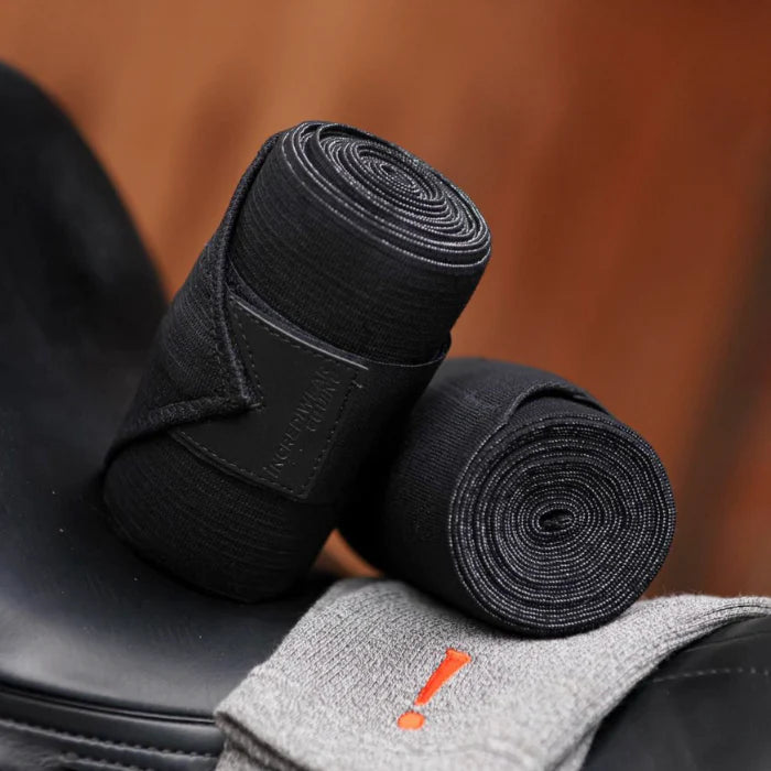 Incrediwear Equine Circulation Bandages | Black Pair