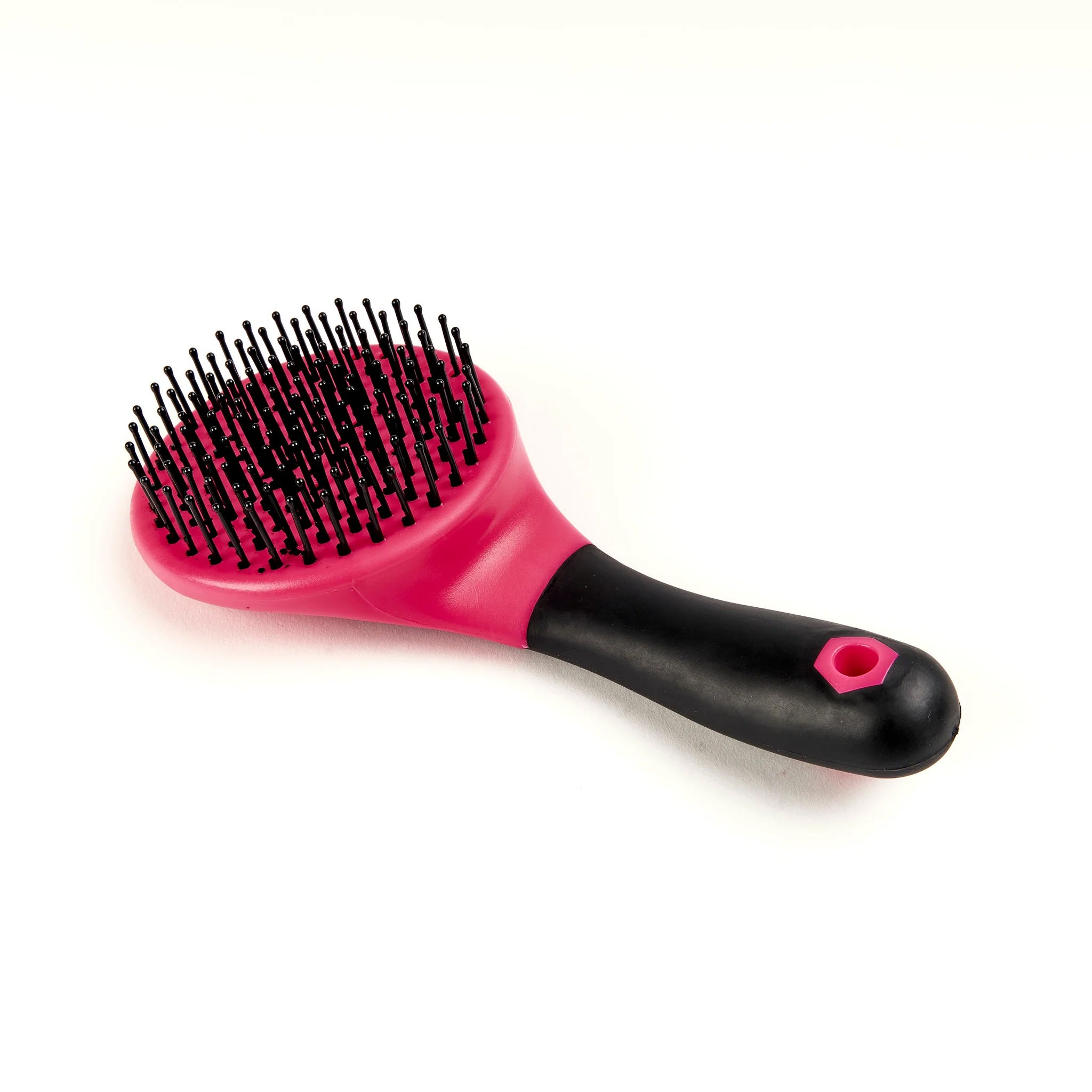 Shires Equestrian Ezi-Groom Grip Body Brush With Goat Hair (Navy