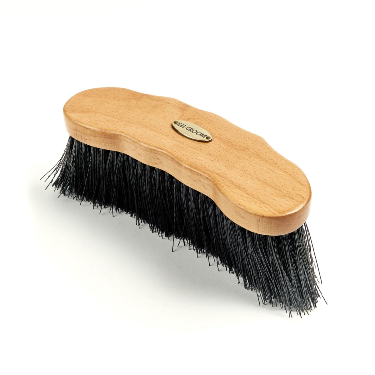 Shires EZI-GROOM Premium Wooden Long Dandy Brush | 75mm Bristles