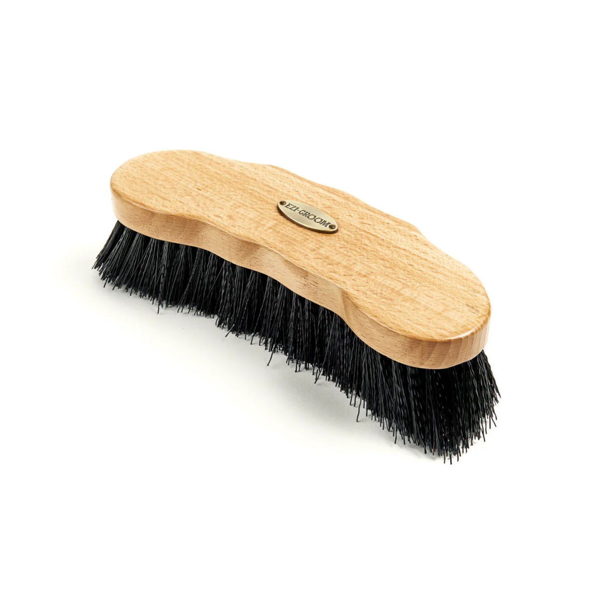 Shires EZI-GROOM Premium Wooden Long Dandy Brush | 45mm Bristles