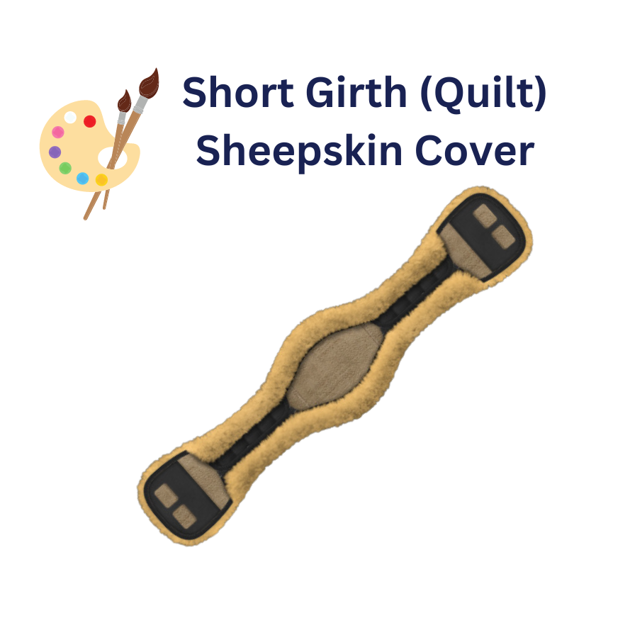 Custom Order | E.A.Mattes Short Girth (Quilt) Sheepskin Cover