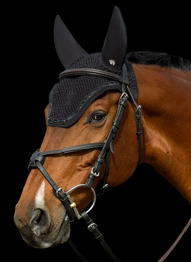 Plughz Sound Off 2 Square Front Ear Bonnet with Rhinestones