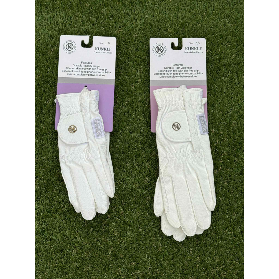 Kunkle Show Gloves White
