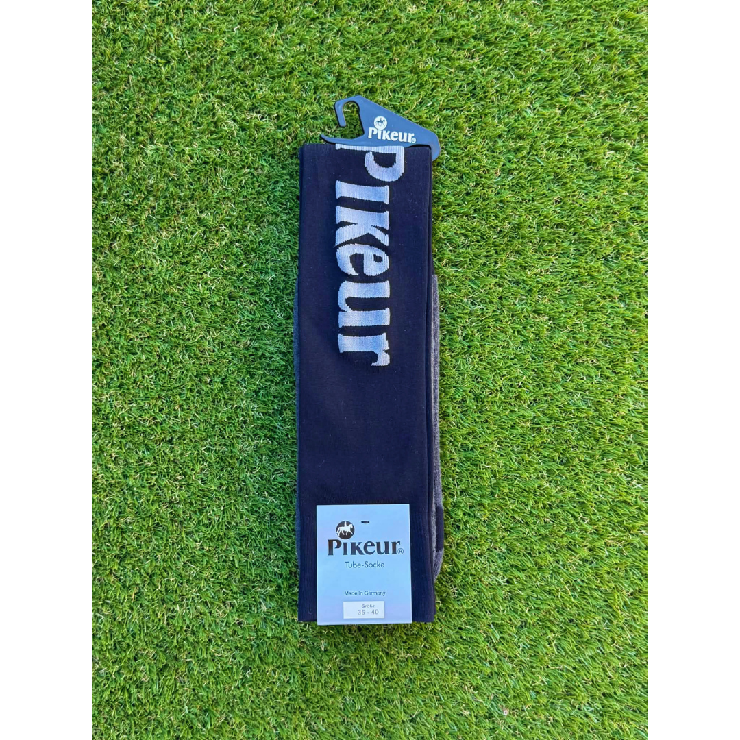 Pikeur Sports Tube Socks Navy/Grey Size 35-40 Block Print