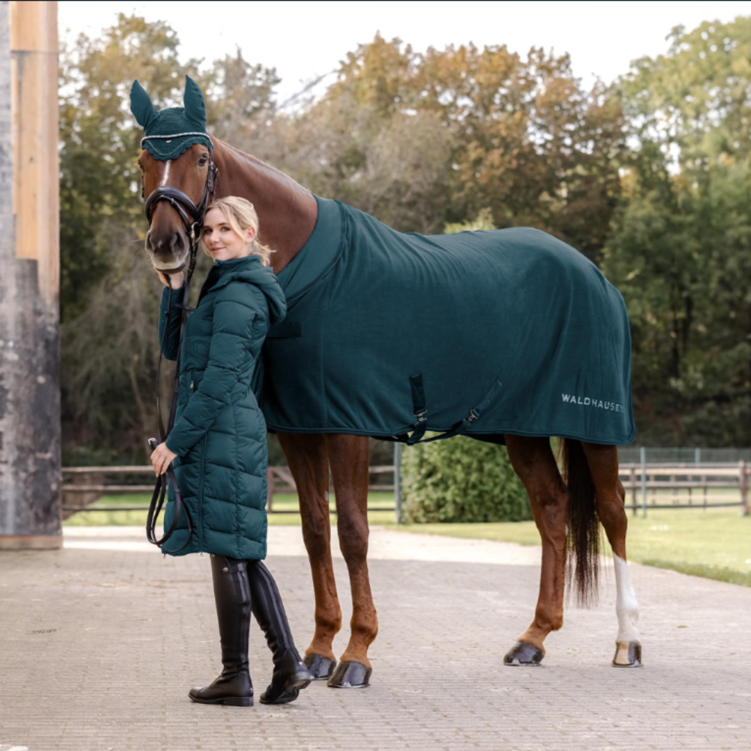 Waldhausen Nepal Fleece Rug Petrol Blue