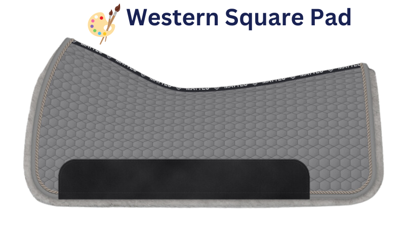 Custom Order | E.A.Mattes Western Square Saddle Pad - Customer's Product with price 597.00 ID M2bIi6NVBHVXtymMq0r2bdR7