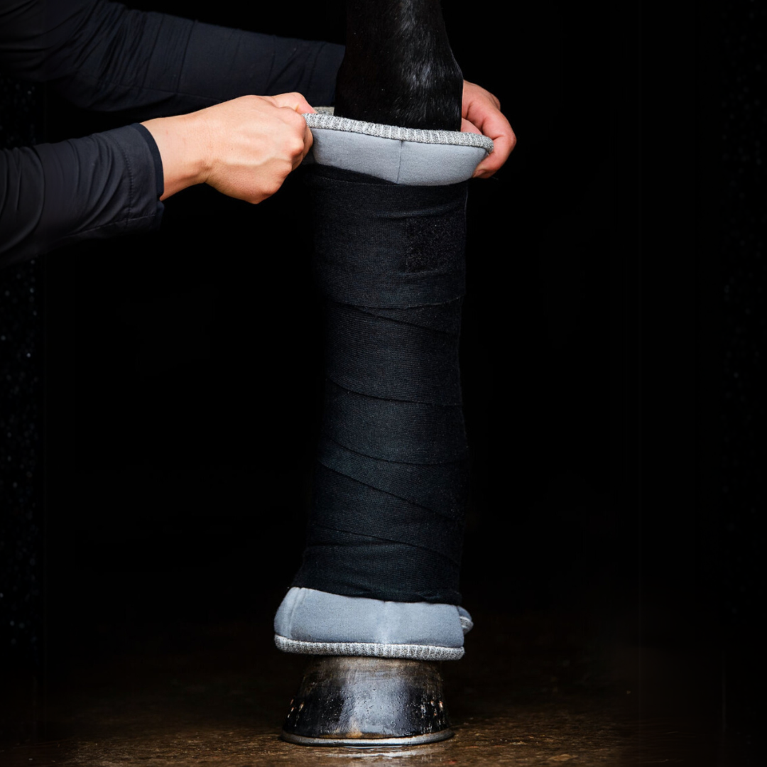 Incrediwear Equine Circulation Standing Wraps | Grey Pair