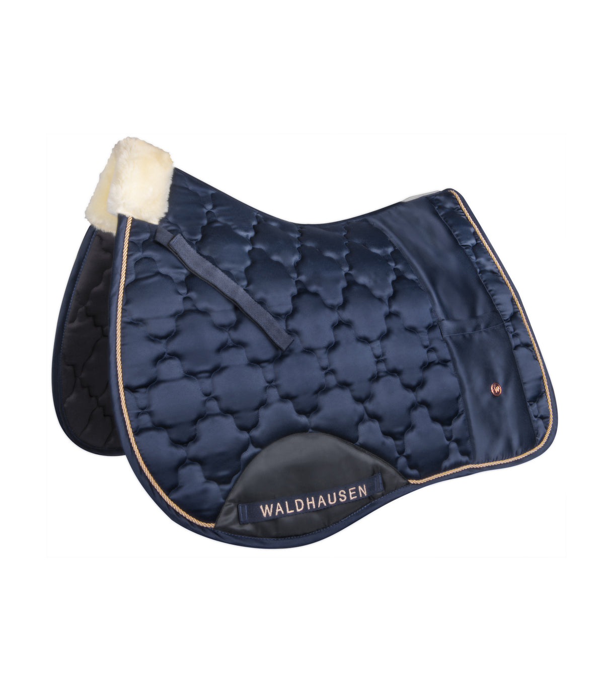 Waldhausen Modern Rose Dressage Saddle Pad Night Blue | Full Size