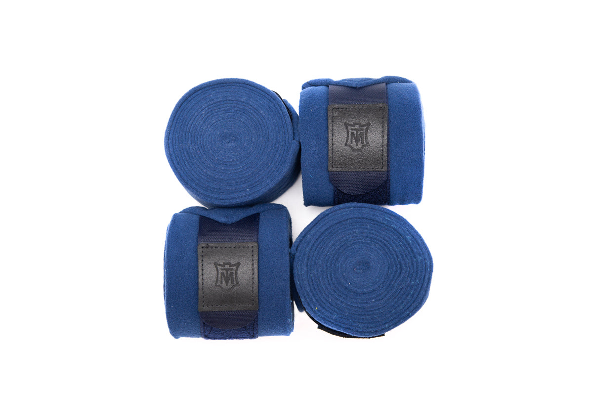 E.A.Mattes "Blue Edition" Blue Fleece Bandages