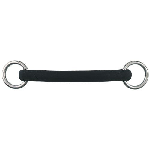Small Ring Mullen Show Bit w/Full Rubber Cov Mouth 10.5cm & 11.5cm - NextGen Equine 