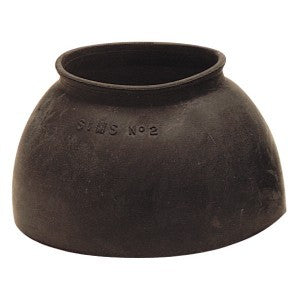 Sims Smooth Rubber Bell Boots Pull On | Black Medium Size 2 - NextGen Equine 