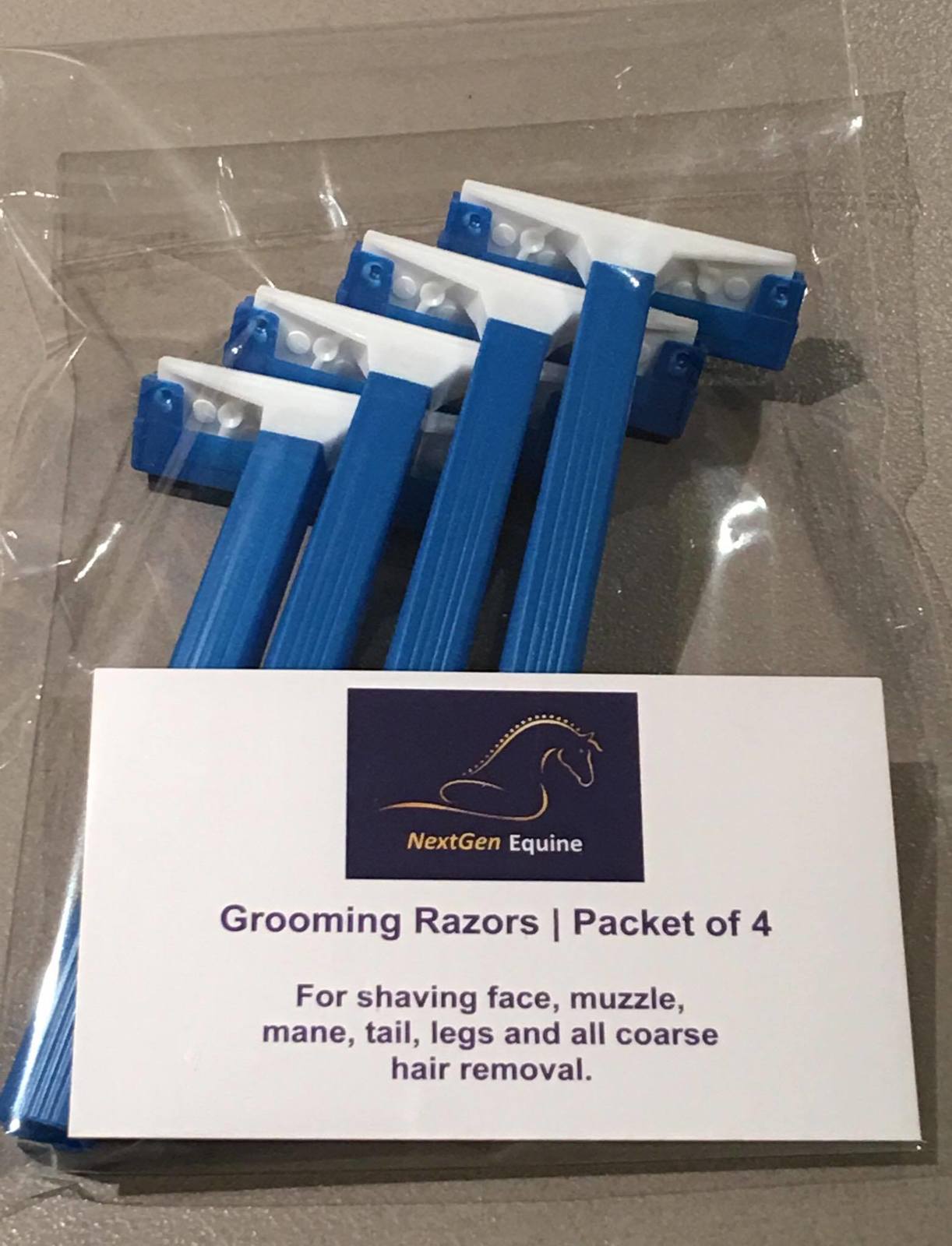 NextGen Grooming Razors - Pack of 4 - NextGen Equine 