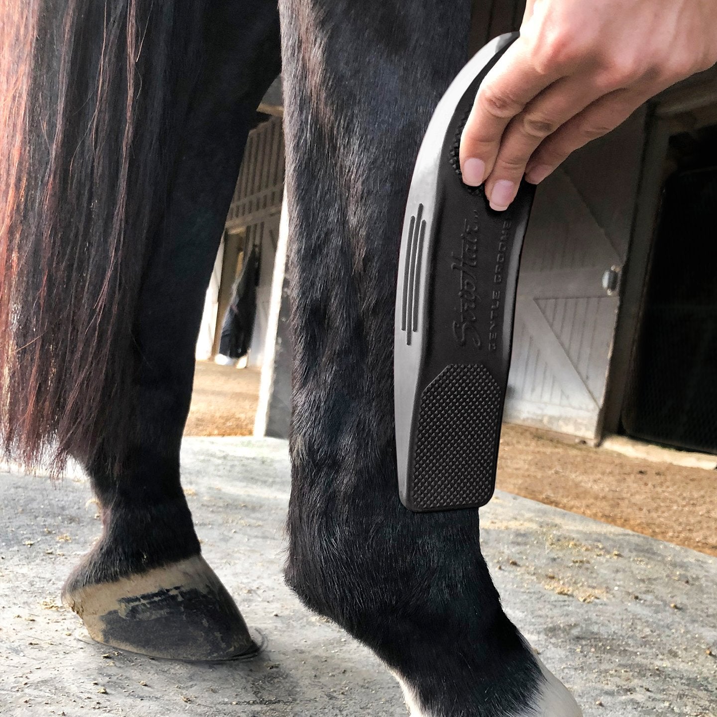 Strip Hair Gentle Groomer schwarz (Pferd)