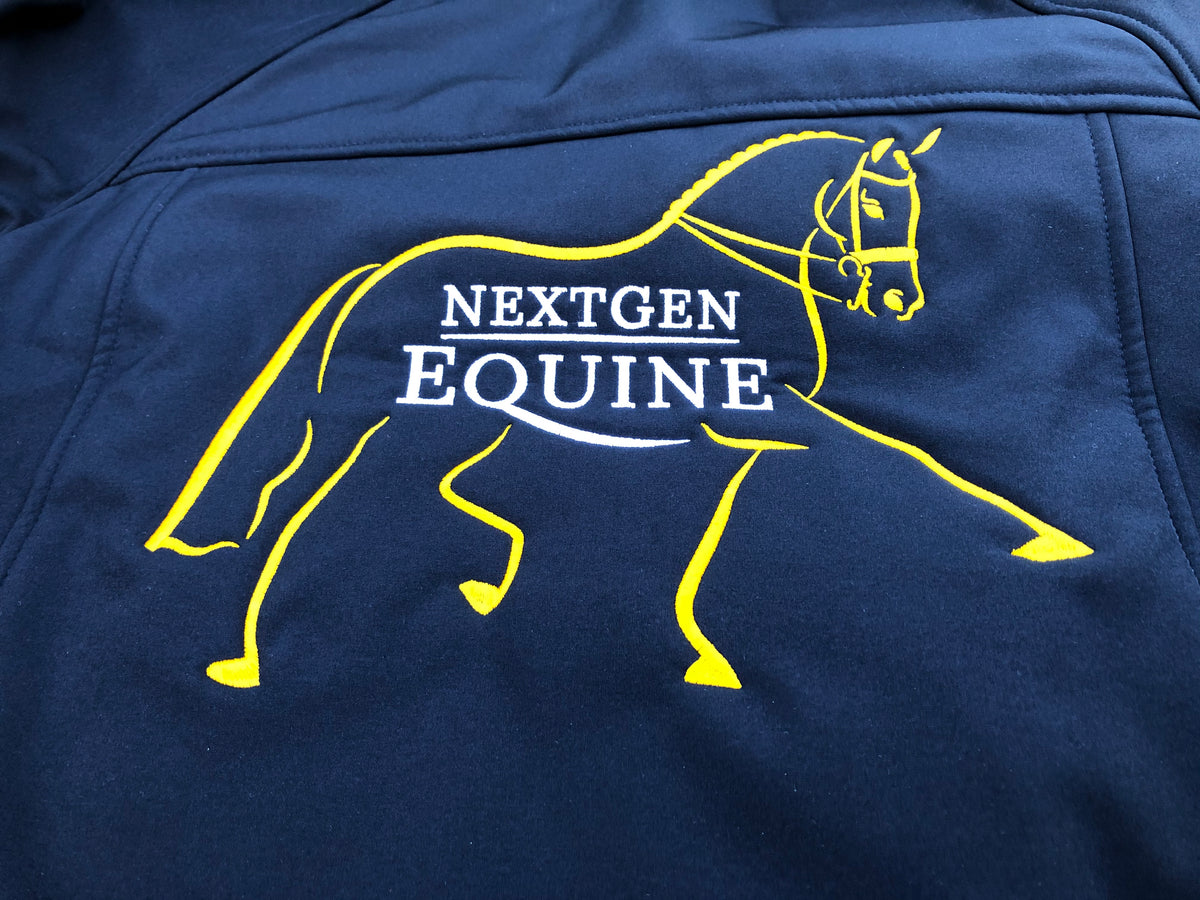IN STOCK - NextGen Ladies Navy Soft Shell Jacket - NextGen Equine 